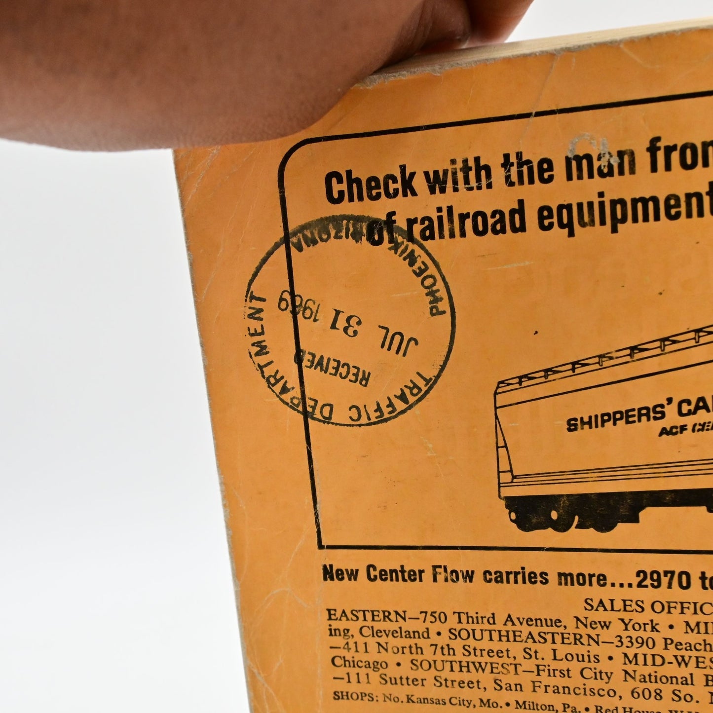 Official Railway Equipment Register Vintage July 1969 - Damaged