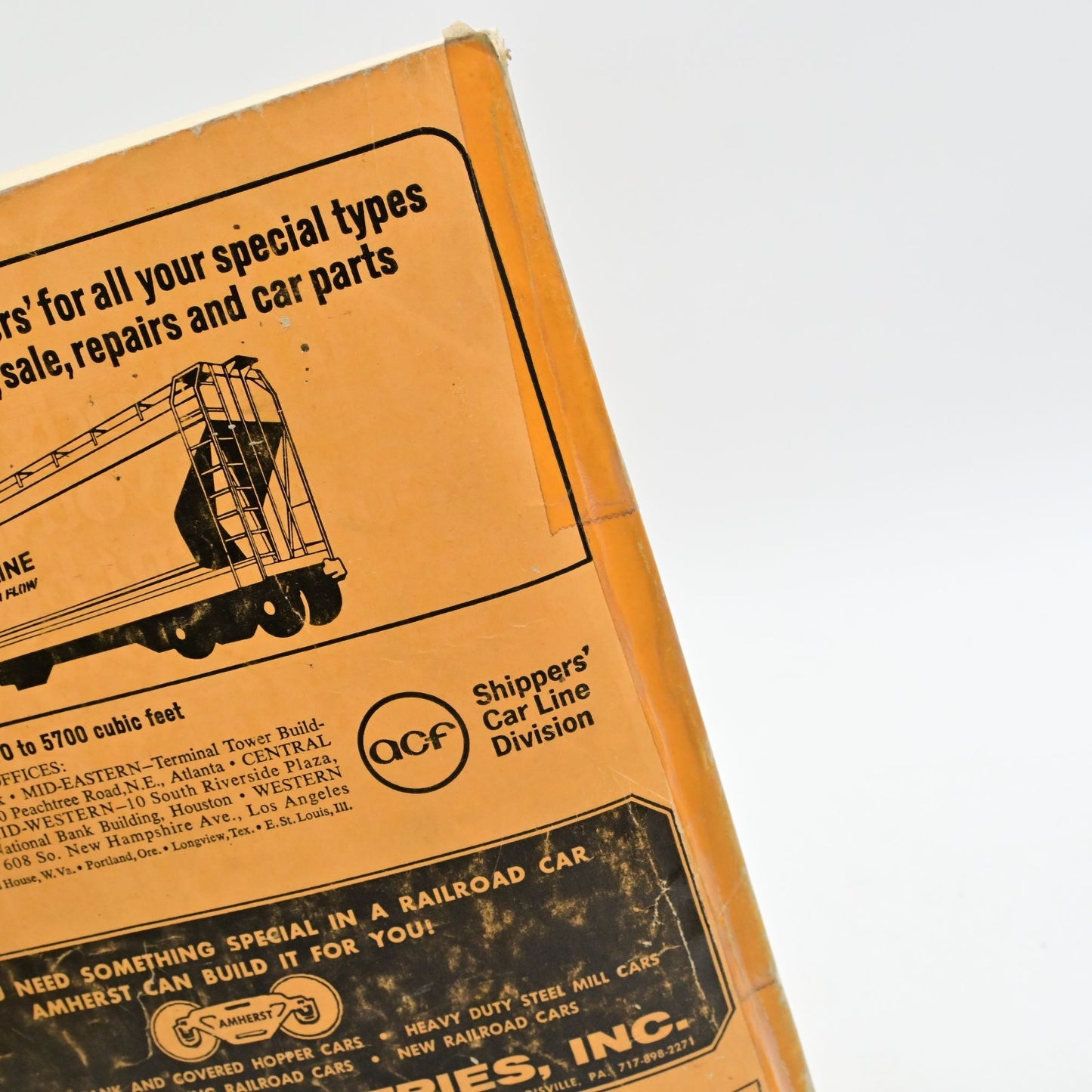 Official Railway Equipment Register Vintage July 1969 - Damaged
