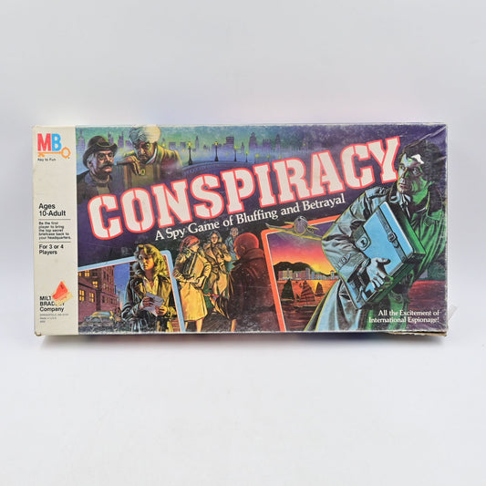 Conspiracy Board Game Milton Bradley Vintage 1982