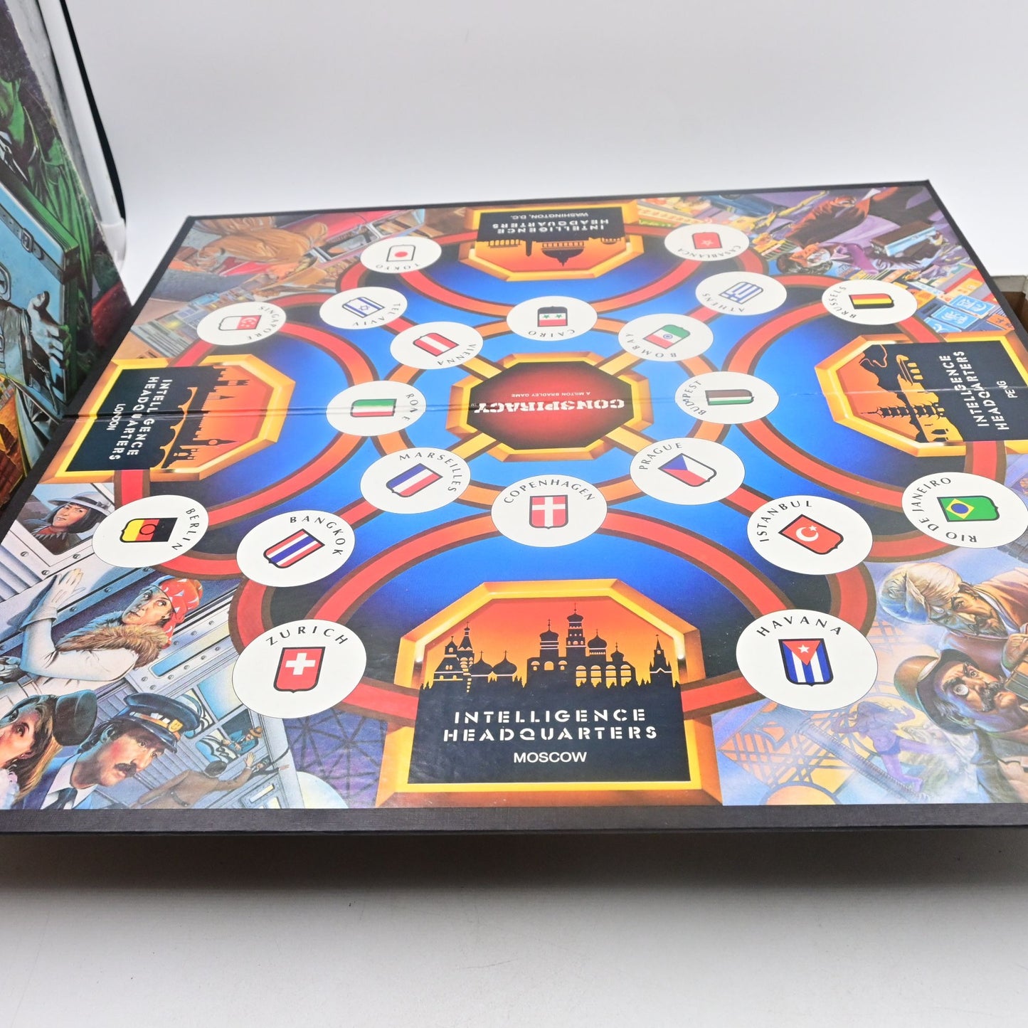 Conspiracy Board Game Milton Bradley Vintage 1982