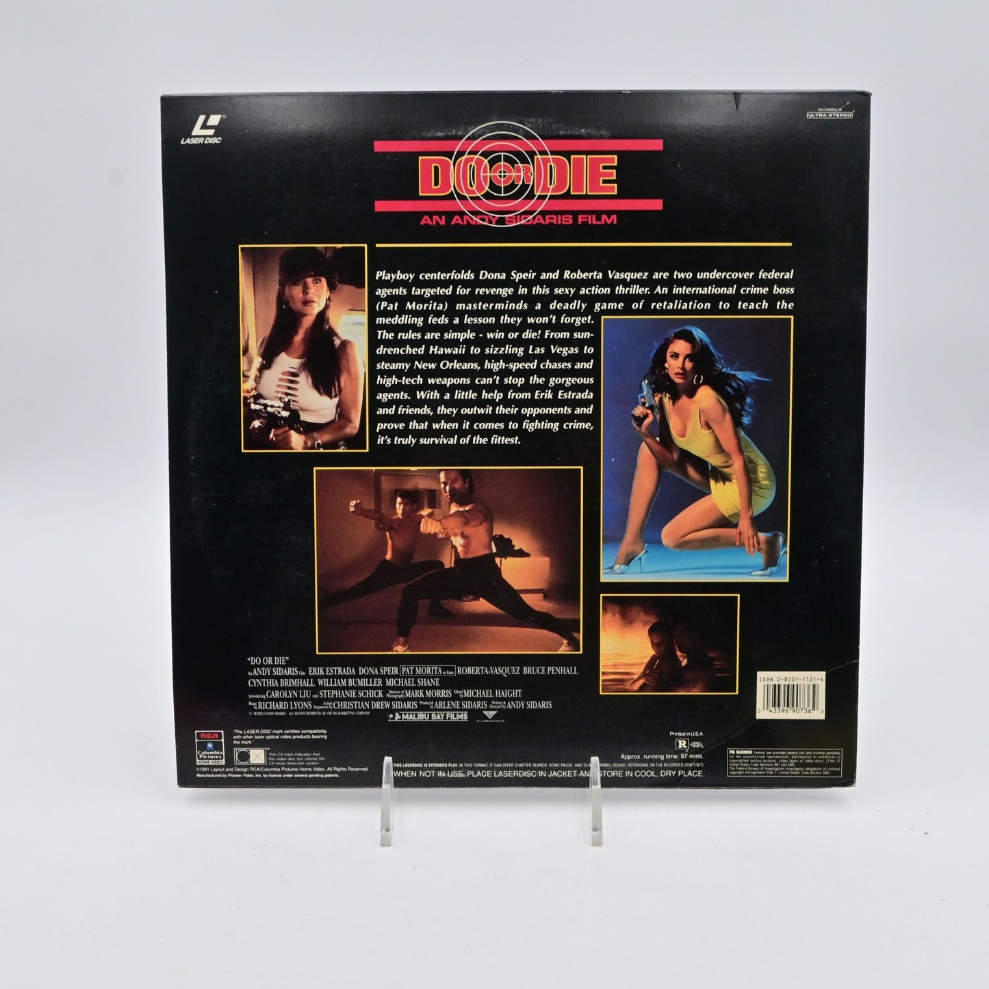 Vintage 1991 Do Or Die Laserdisc Movie Dodie Widescreen Edition
