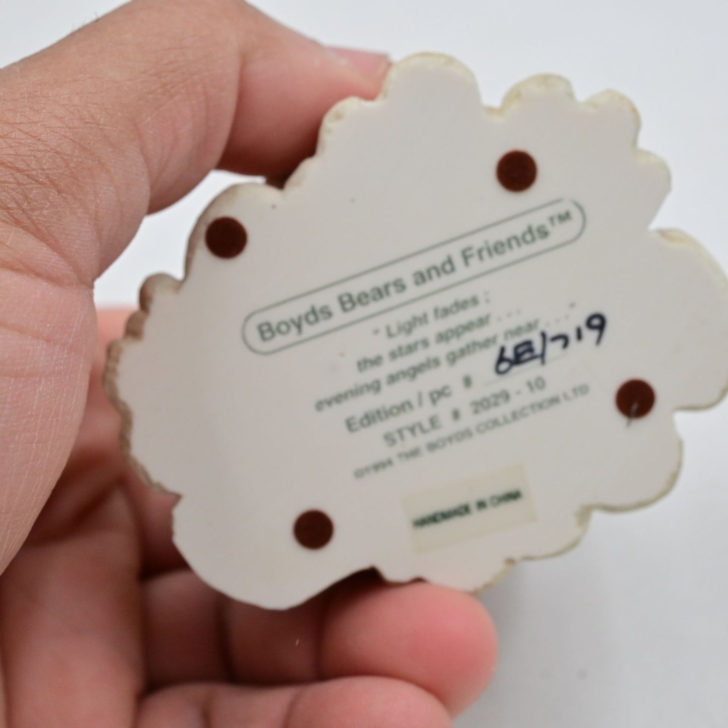 Boyd's Bears & Friends Juliette Angel Bear Ivory 6E - Vintage 1994