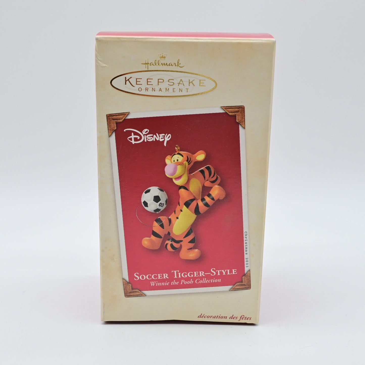 Vintage 2003 Disney Soccer Tigger-Style Hallmark Keepsake Ornament