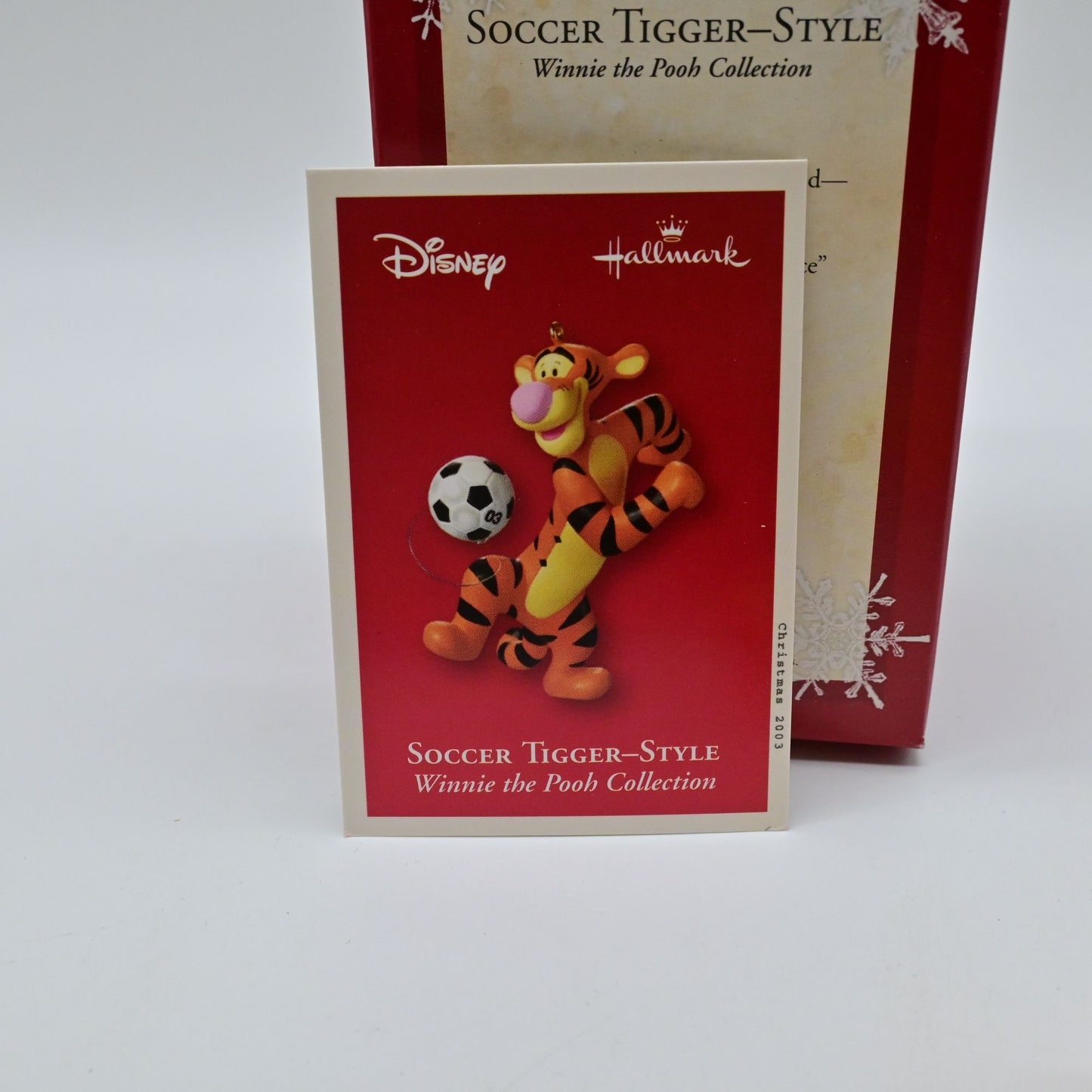 Vintage 2003 Disney Soccer Tigger-Style Hallmark Keepsake Ornament