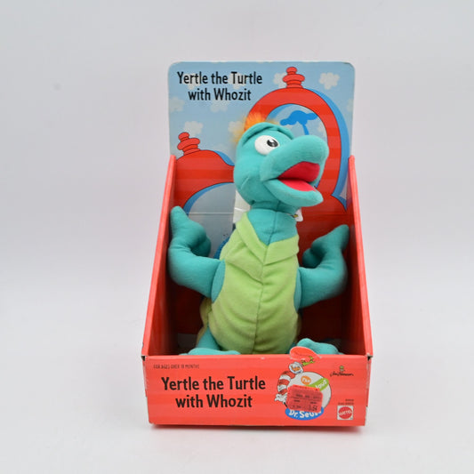 Dr Seuss Yertle The Turtle With Whozit Plush Vintage 1997 NIB