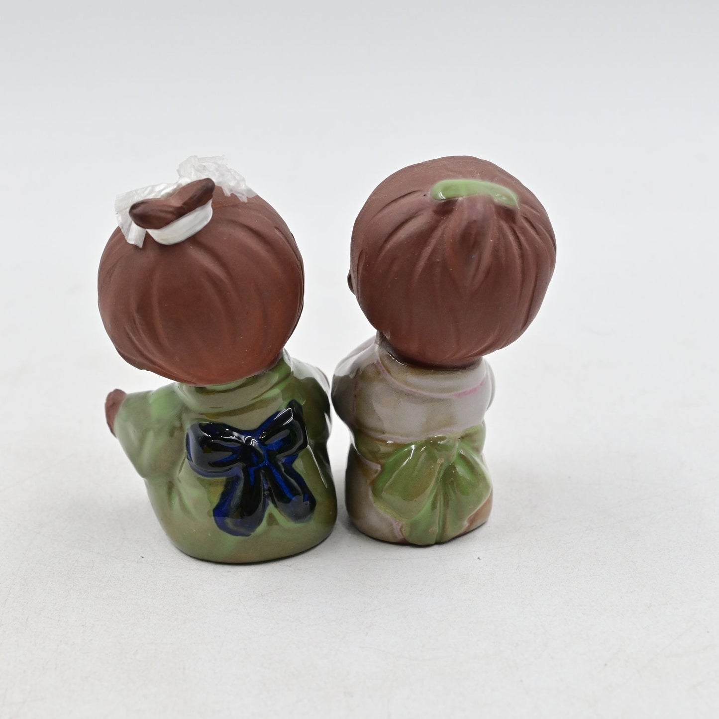 UCTCI Terra Cotta Pottery Children Figurine Bundle Of 2