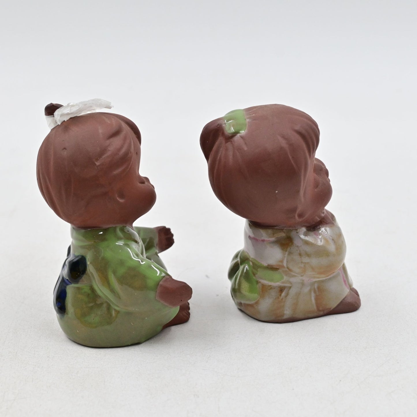 UCTCI Terra Cotta Pottery Children Figurine Bundle Of 2
