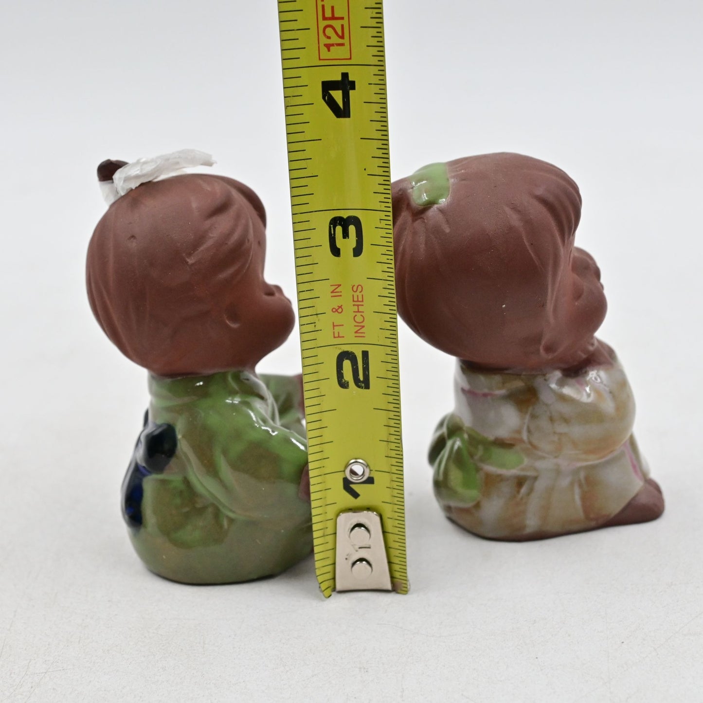 UCTCI Terra Cotta Pottery Children Figurine Bundle Of 2