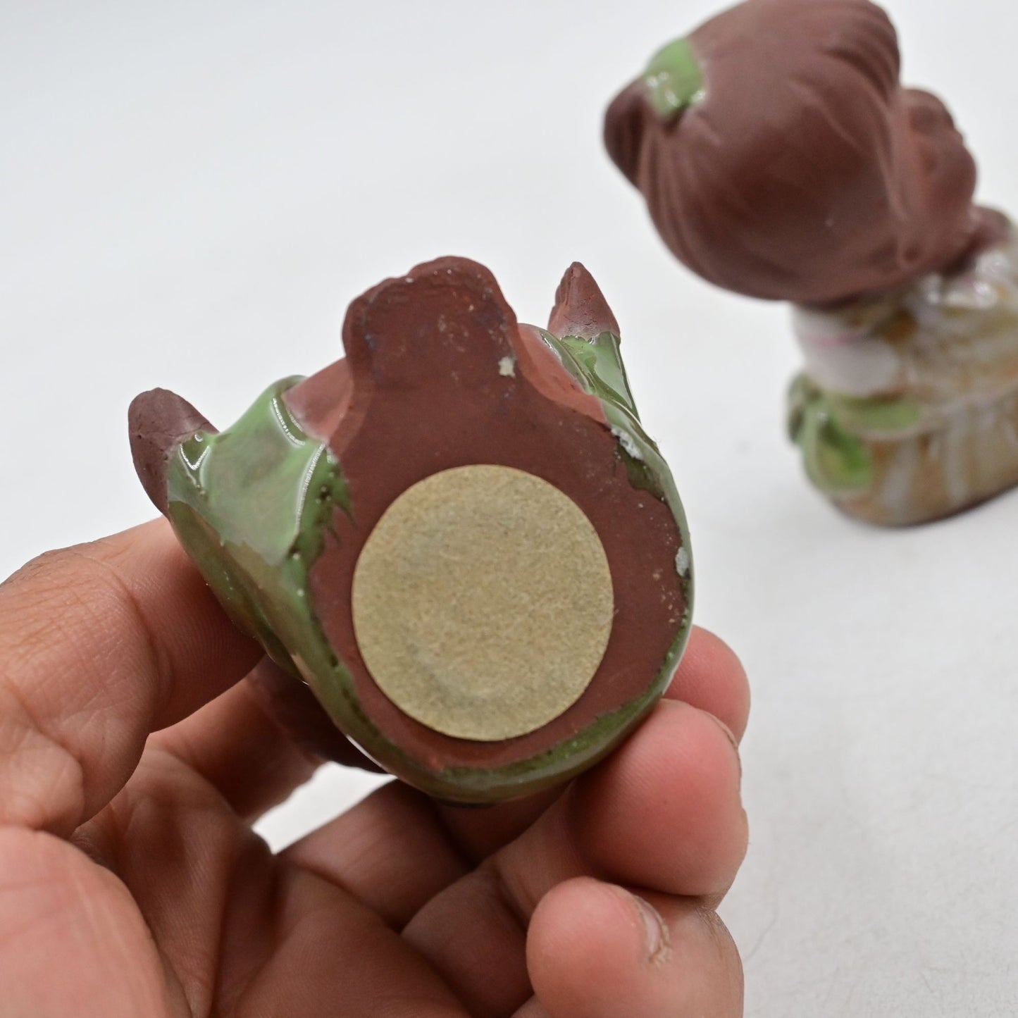 UCTCI Terra Cotta Pottery Children Figurine Bundle Of 2
