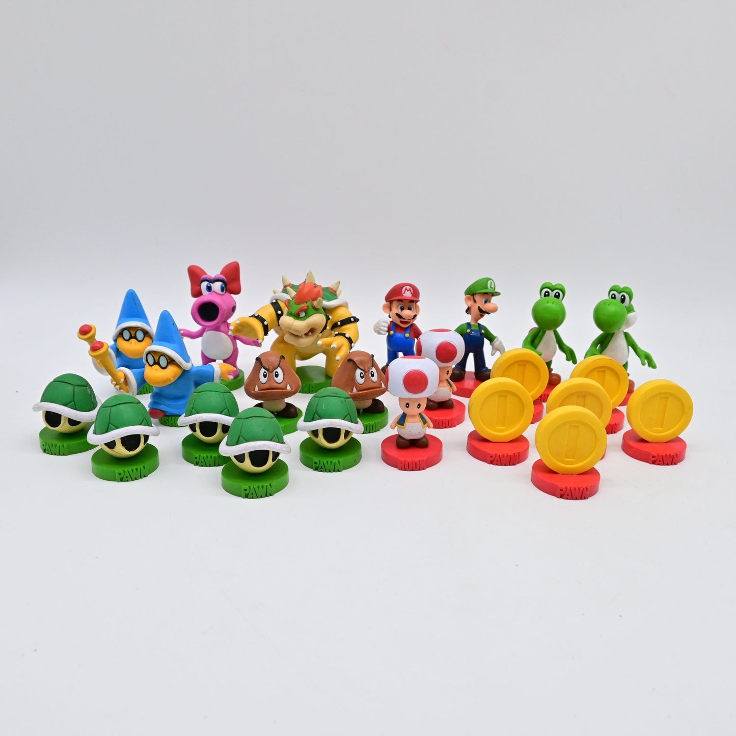 Super Mario Character Chess Replacement Figurine Set