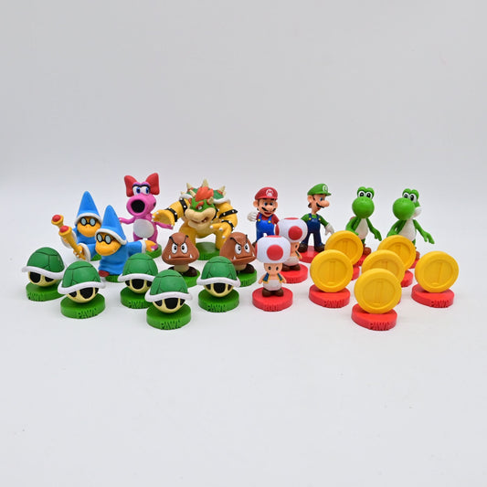 Super Mario Character Chess Replacement Figurine Set