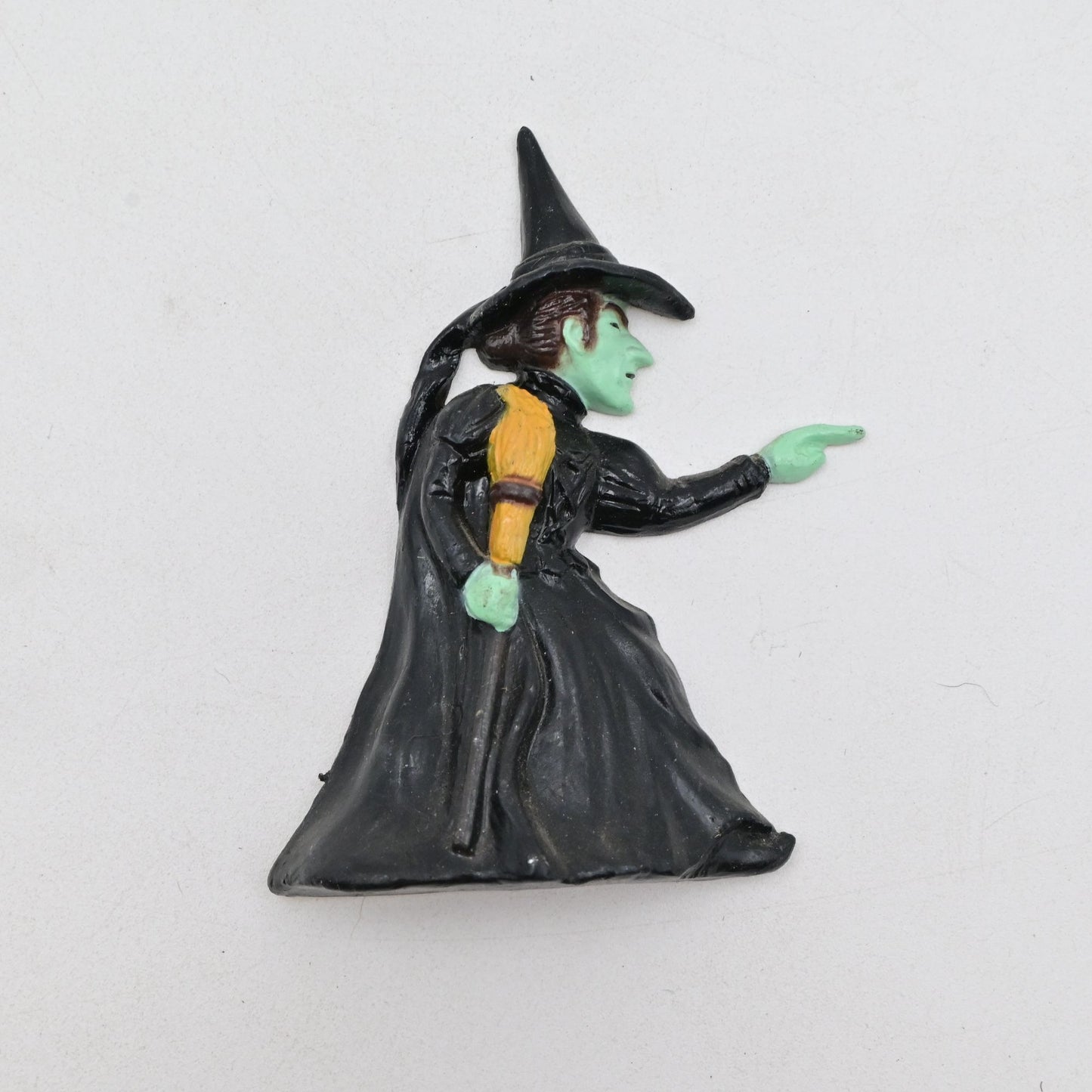 Vintage Wizard Of Oz Wicked Witch Rubber Refrigerator Magnet