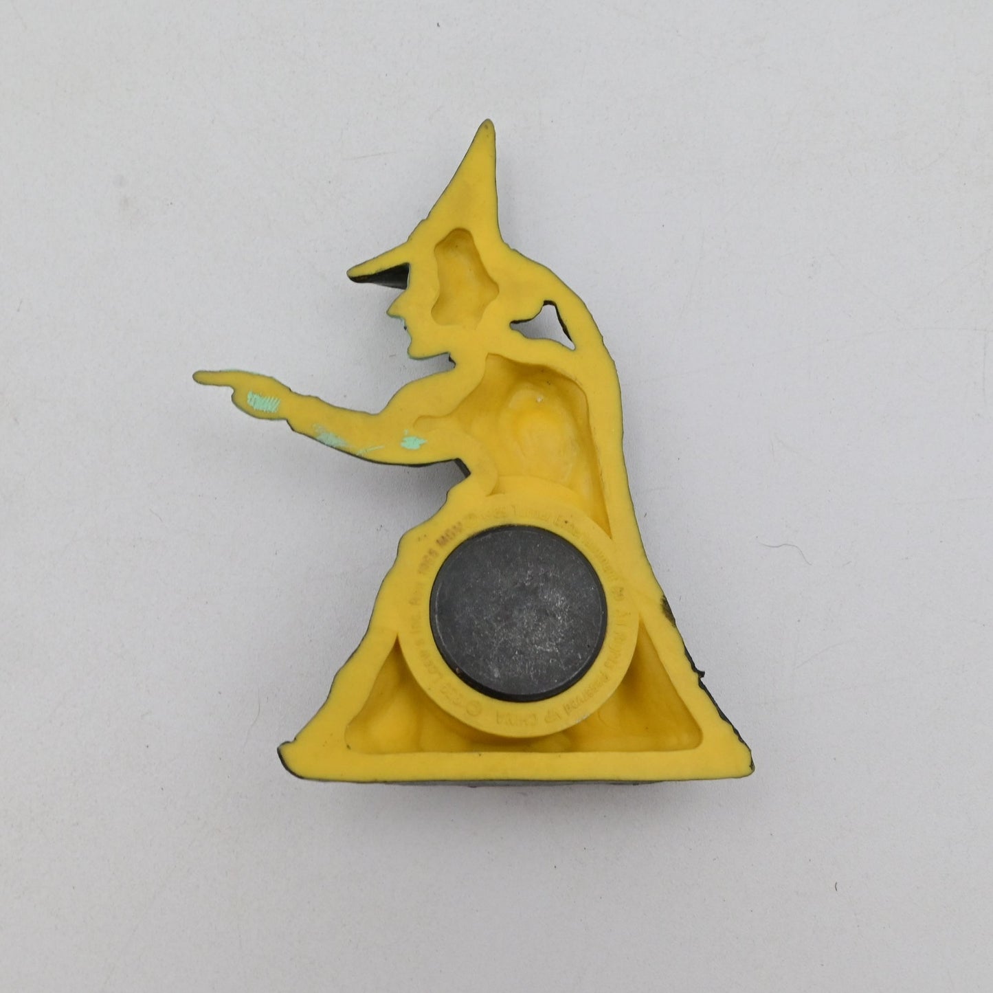 Vintage Wizard Of Oz Wicked Witch Rubber Refrigerator Magnet