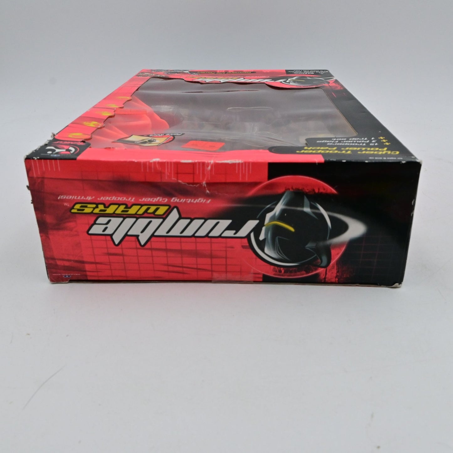 Vintage 2001 Rumble Wars Cyber Trooper Power Pack Action Figures Set Damaged Box