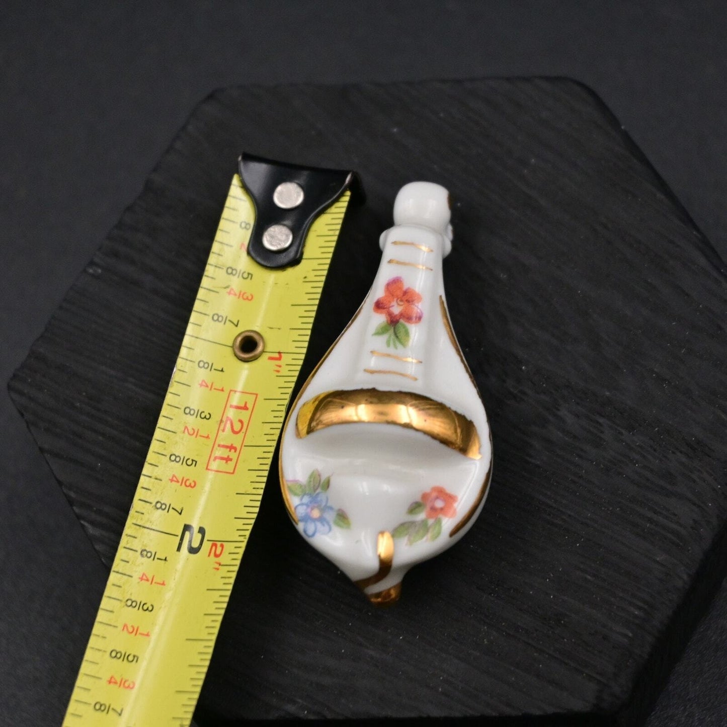 Vintage Limoges White Mandolin Miniature Figure