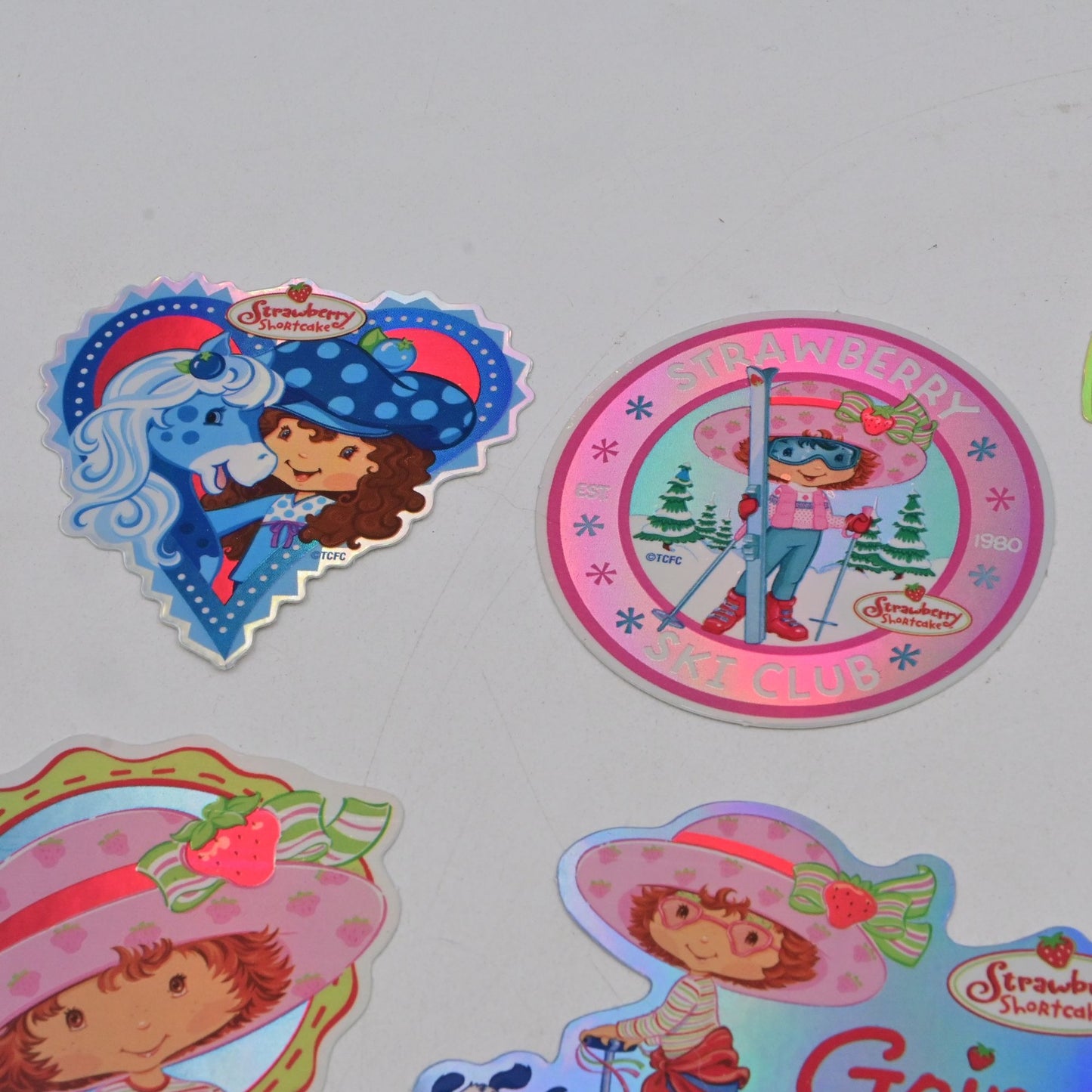 Strawberry Shortcake Scratch & Sniff Stickers Complete Set Of 15 Vintage 2004