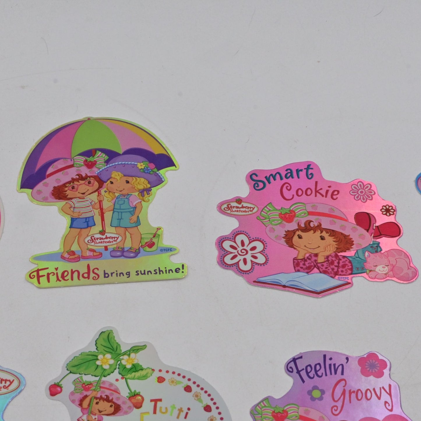 Strawberry Shortcake Scratch & Sniff Stickers Complete Set Of 15 Vintage 2004