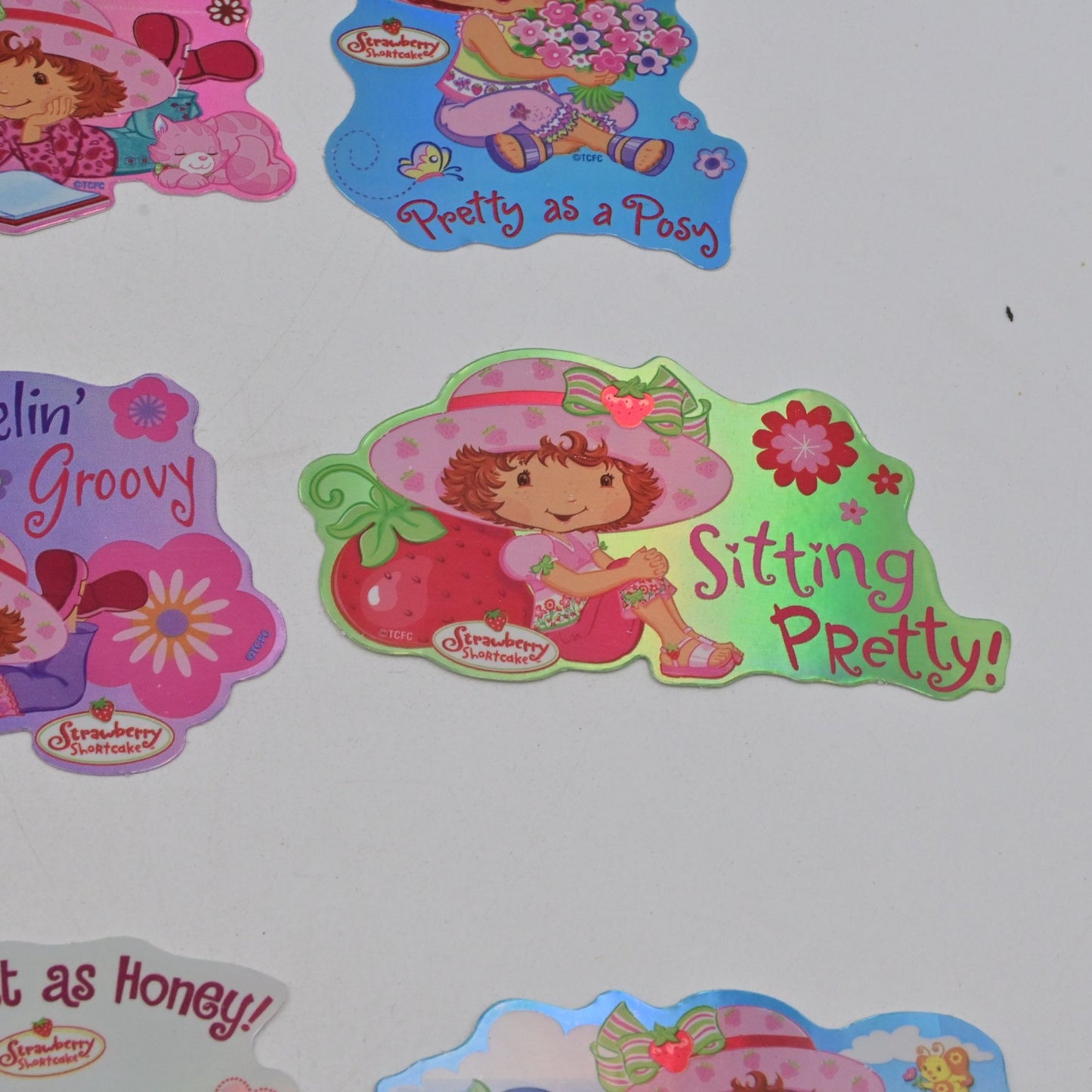 Strawberry Shortcake Scratch & Sniff Stickers Complete Set Of 15 Vintage 2004