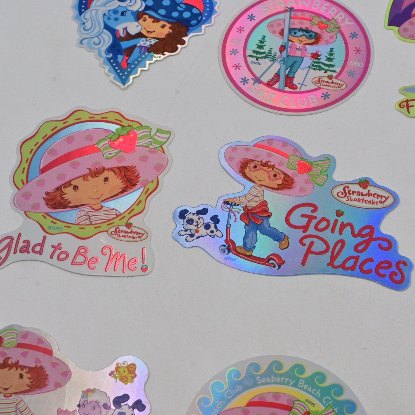 Strawberry Shortcake Scratch & Sniff Stickers Complete Set Of 15 Vintage 2004