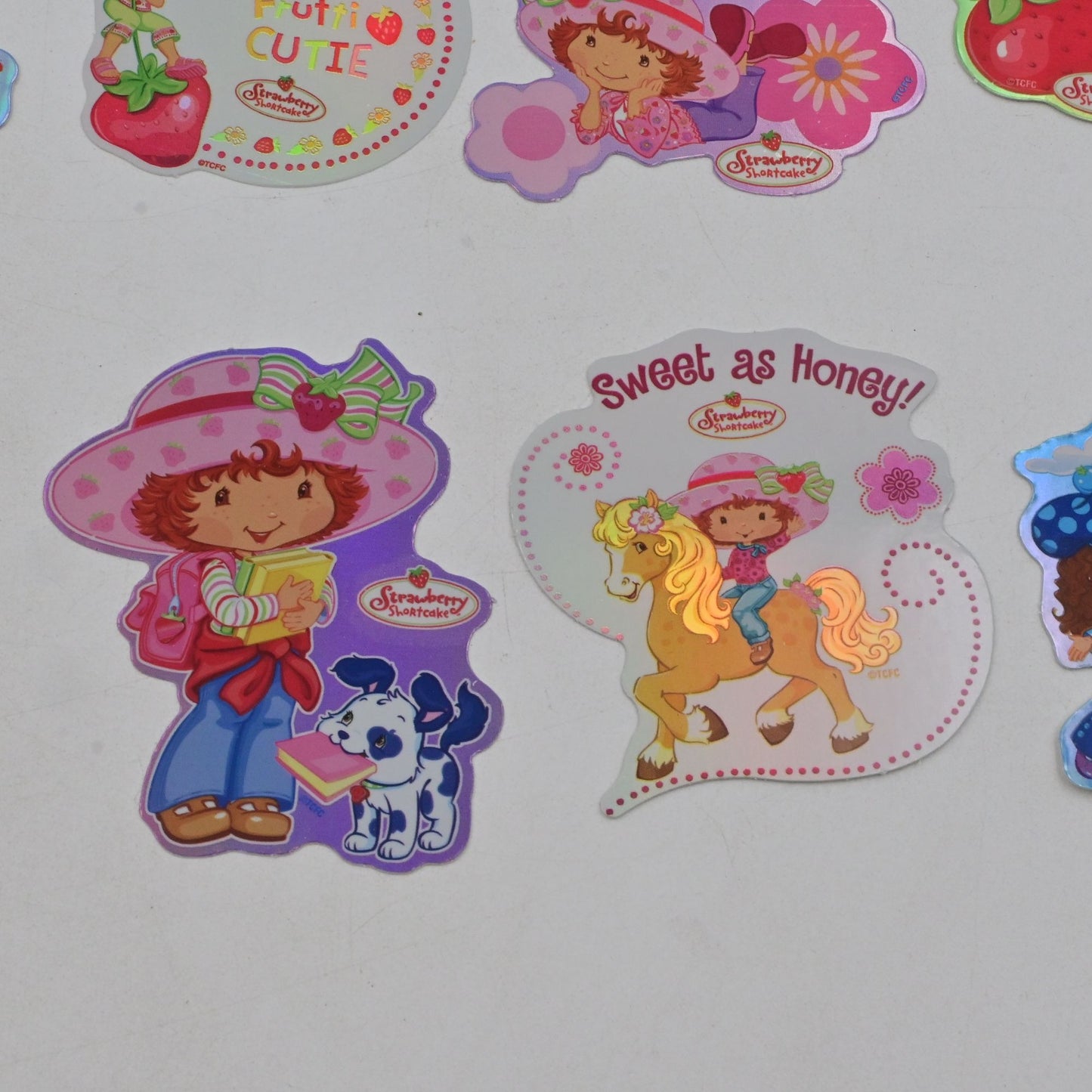 Strawberry Shortcake Scratch & Sniff Stickers Complete Set Of 15 Vintage 2004