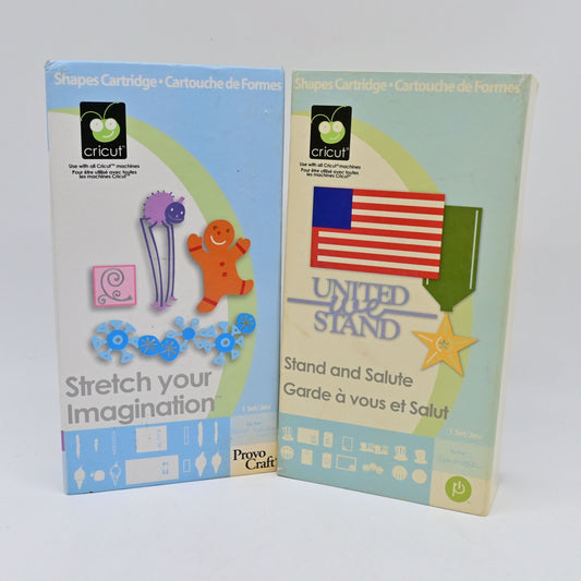 Cricut Shapes Cartridge Stretch Your Imagination & Stand And Salute