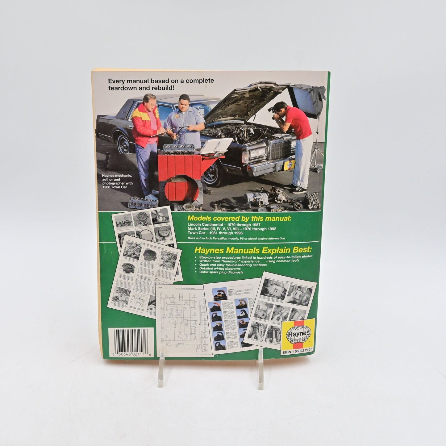Haynes Lincoln Rear Wheel Drive Models 1970-1996 Automotive Repair Manual