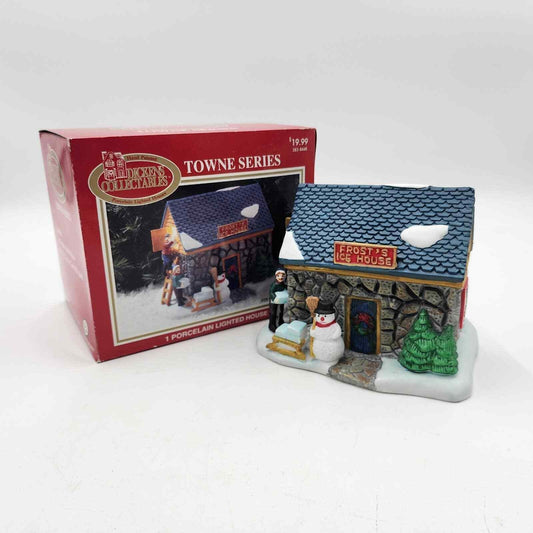 Vintage Dickens Collectables Frosty's Ice House Christmas Village