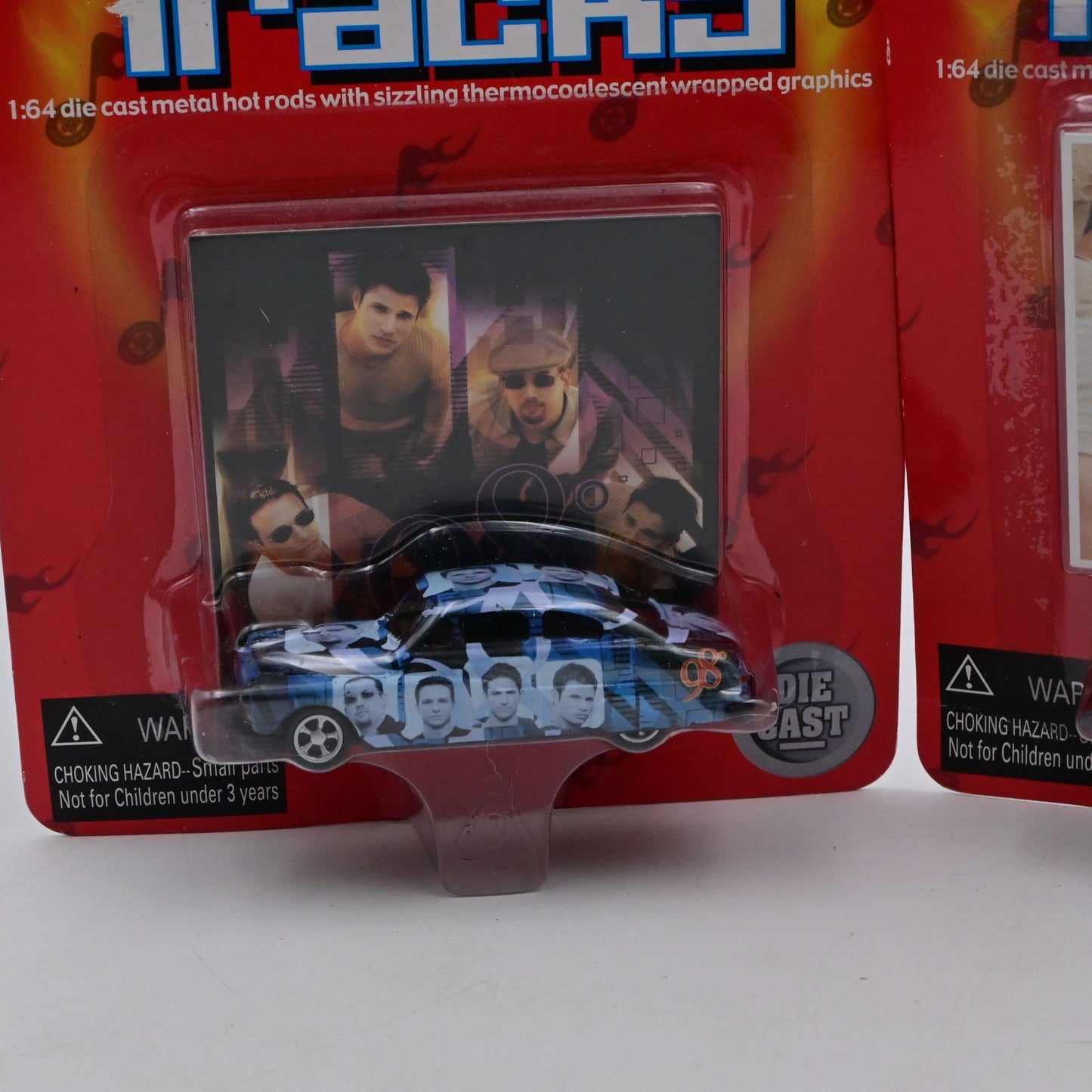 Hot Tracks 98 Degrees Die-Cast Cars By Racing Champions Bundle Of 2