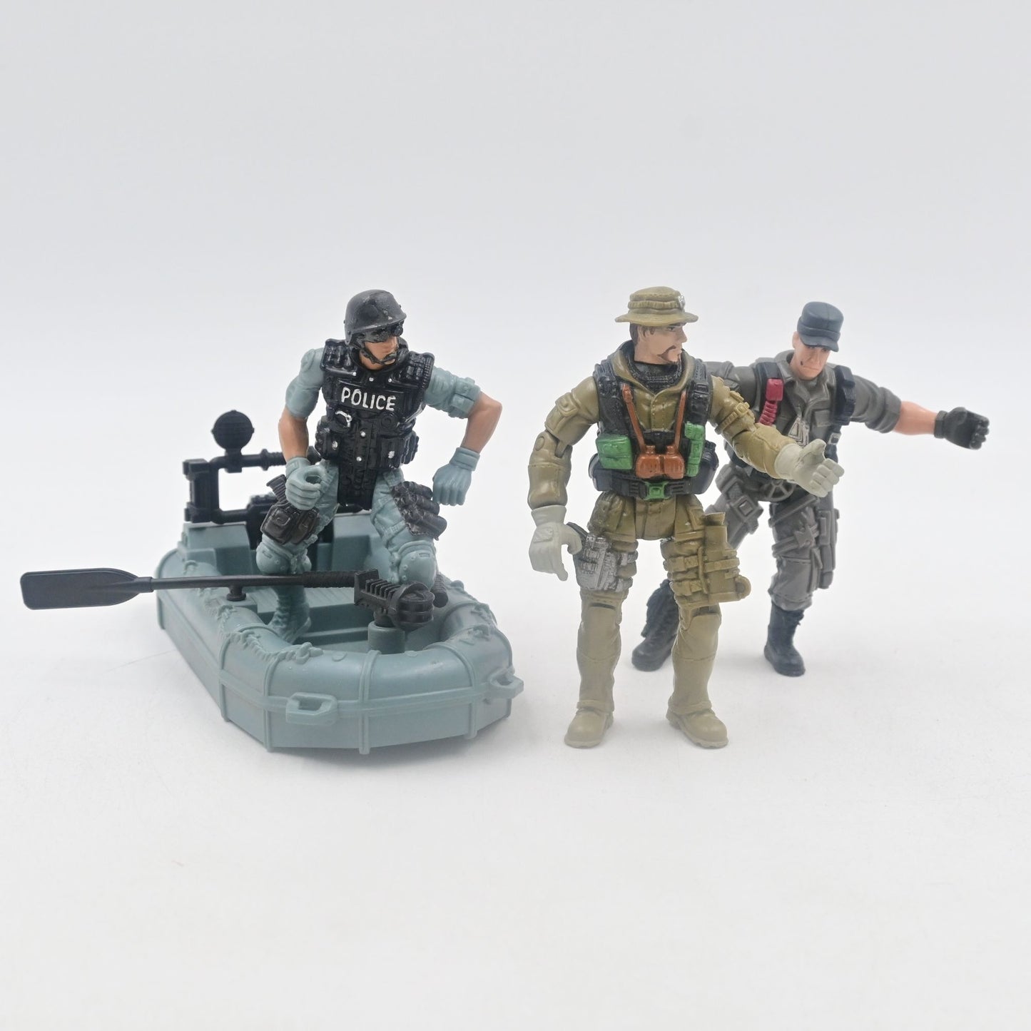 Chap Mei Soldiers With Boat Bundle Of 3