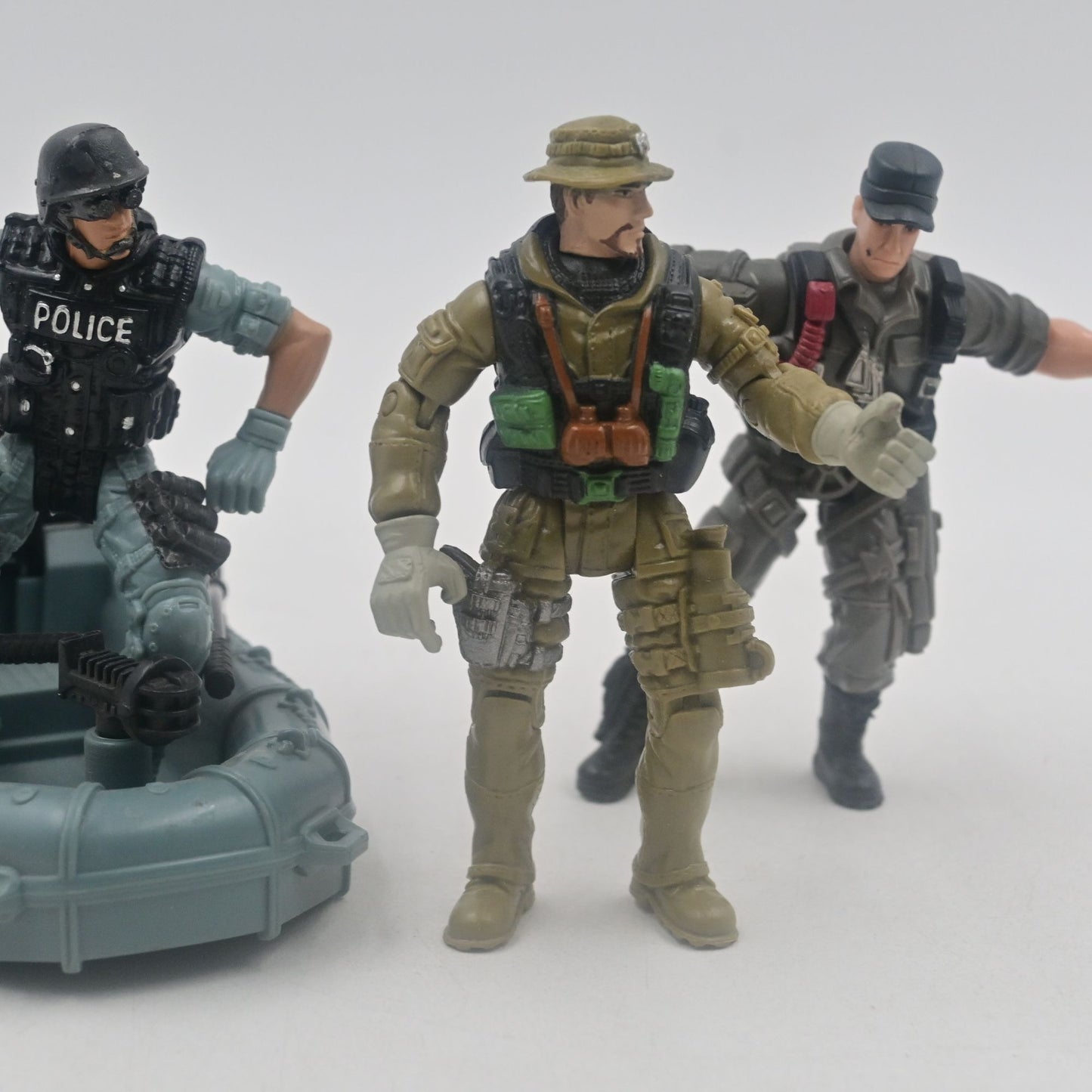 Chap Mei Soldiers With Boat Bundle Of 3