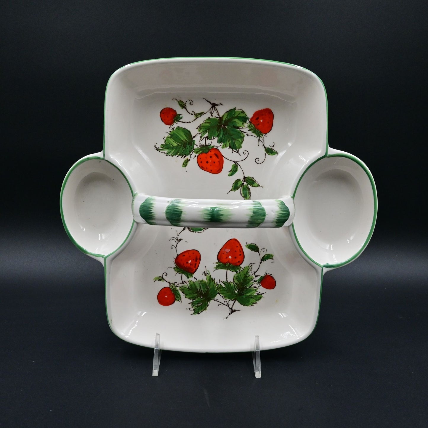 Shafford Japan Strawberry Patch Serving Caddy