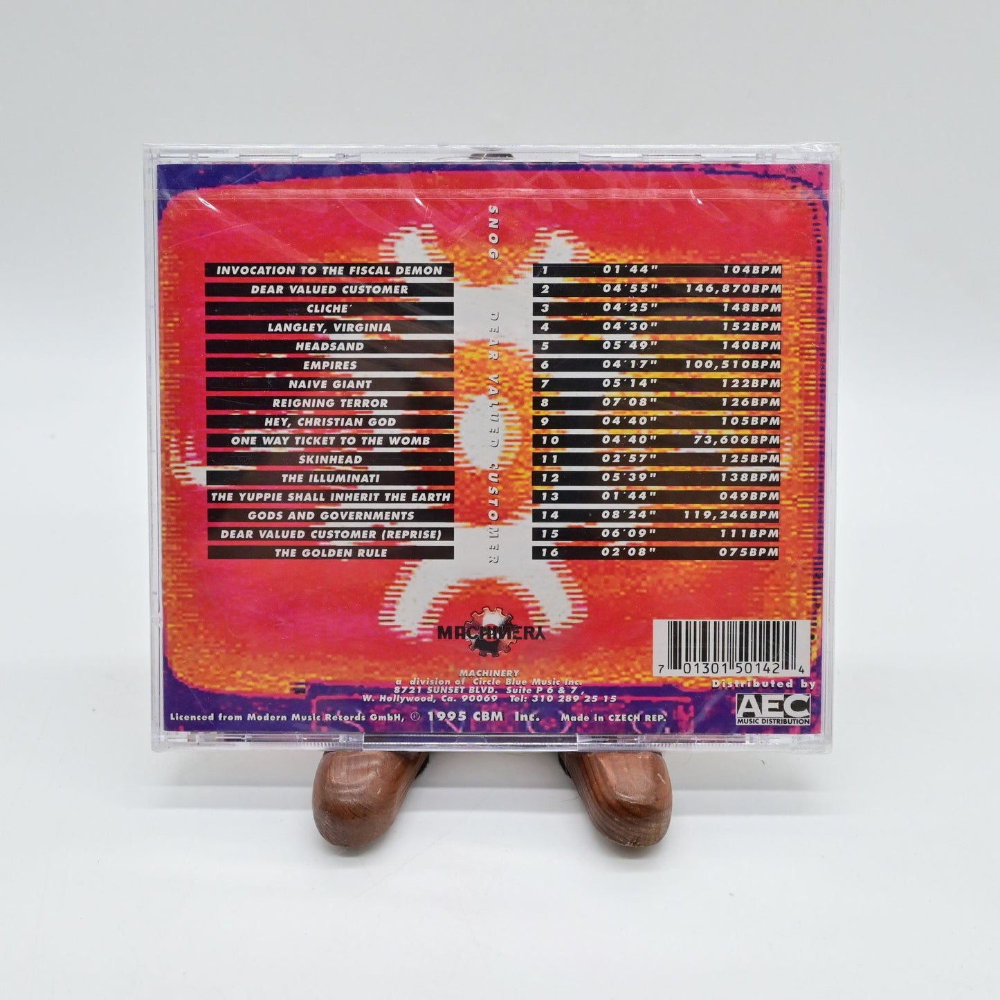 Snog Dear Valued Customer CD New Sealed Damaged Case