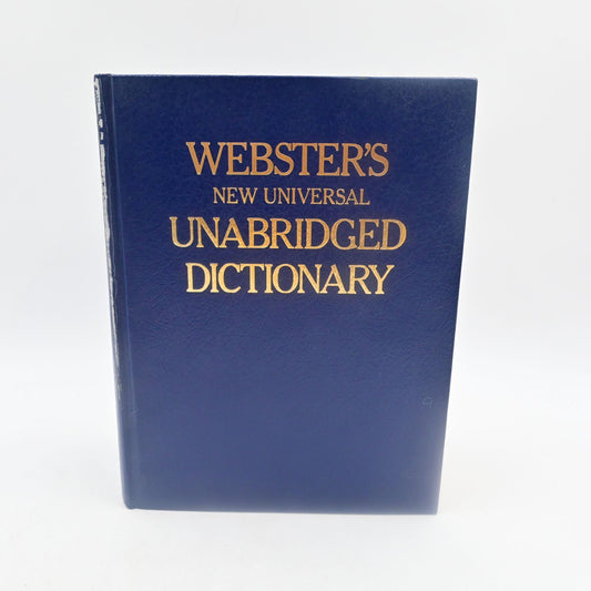 Webster's New Universal Unabridged Dictionary Deluxe Second Edition Vintage