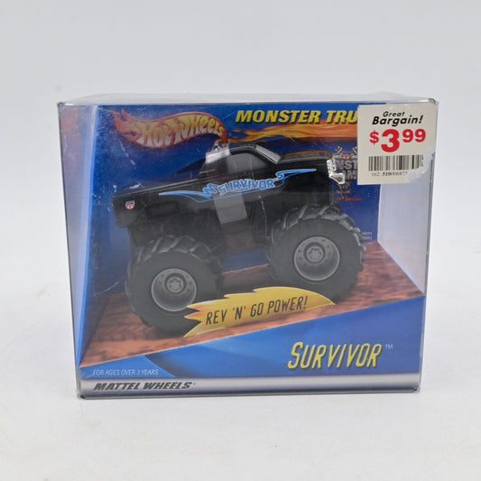 Hot Wheels Monster Jam Survivor Rev N Go Toy