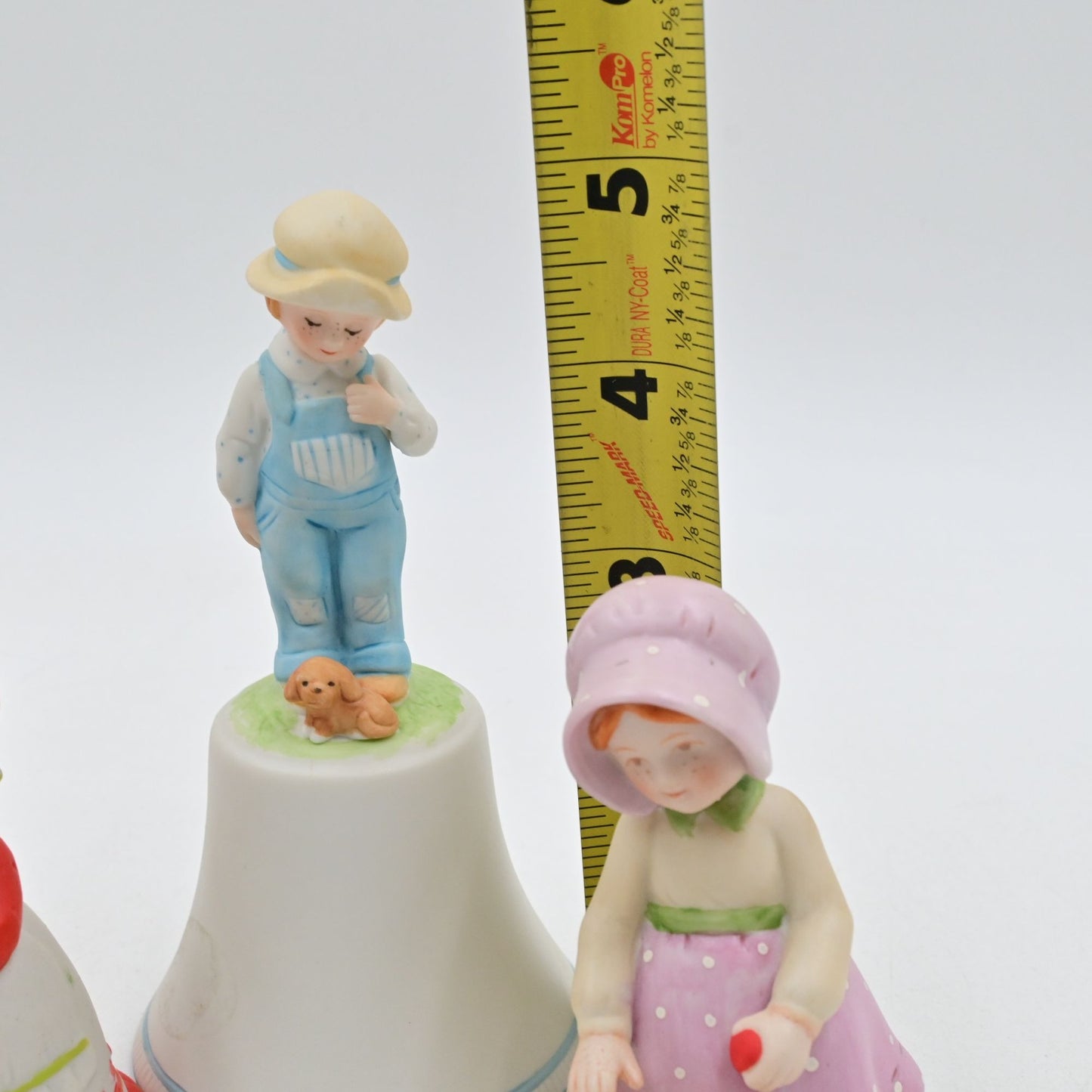 Holly Hobbie Figural Bell Bundle Of 4 - Vintage