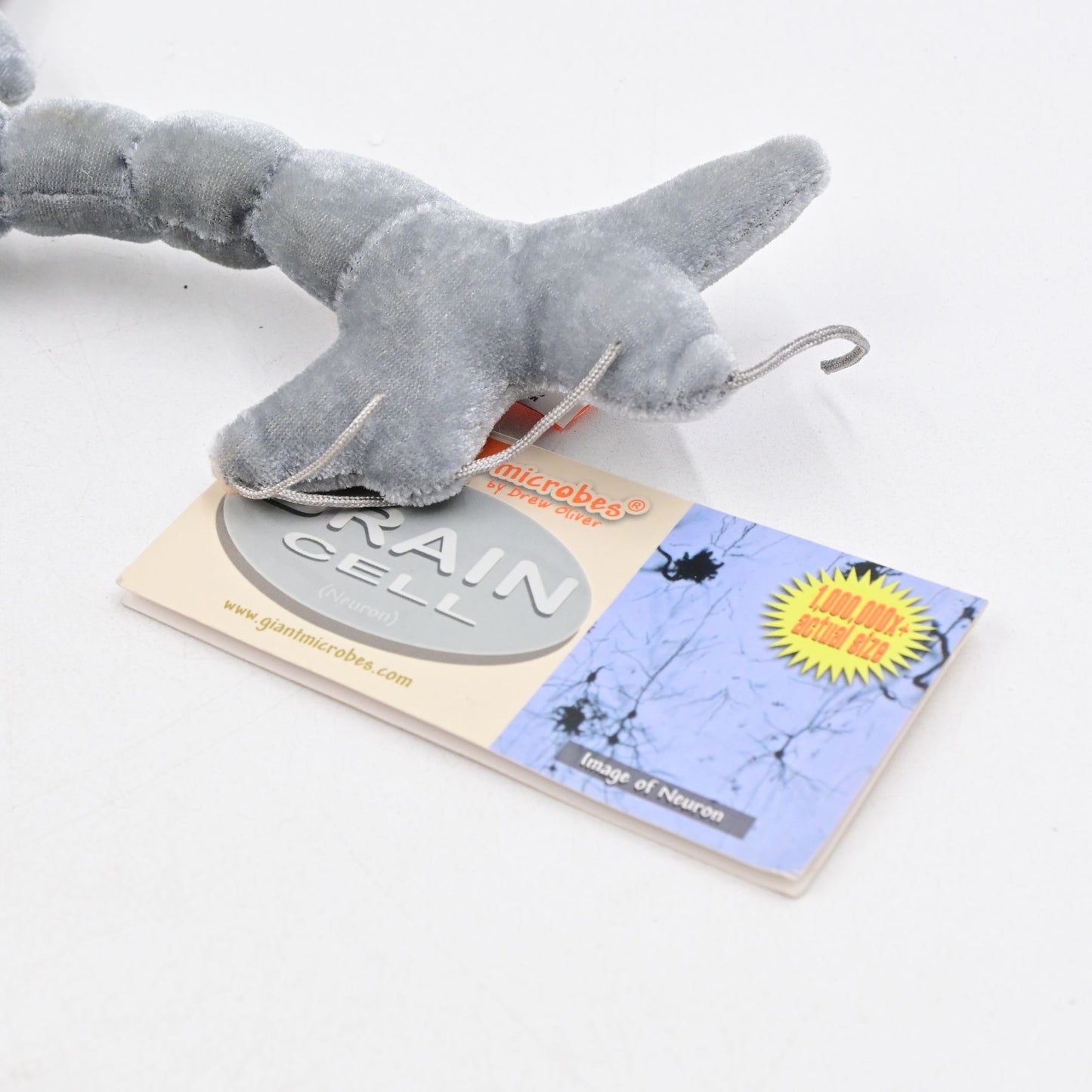 Giant Microbes Brain Cell Neuron & Mono Kissing Disease Plush Bundle