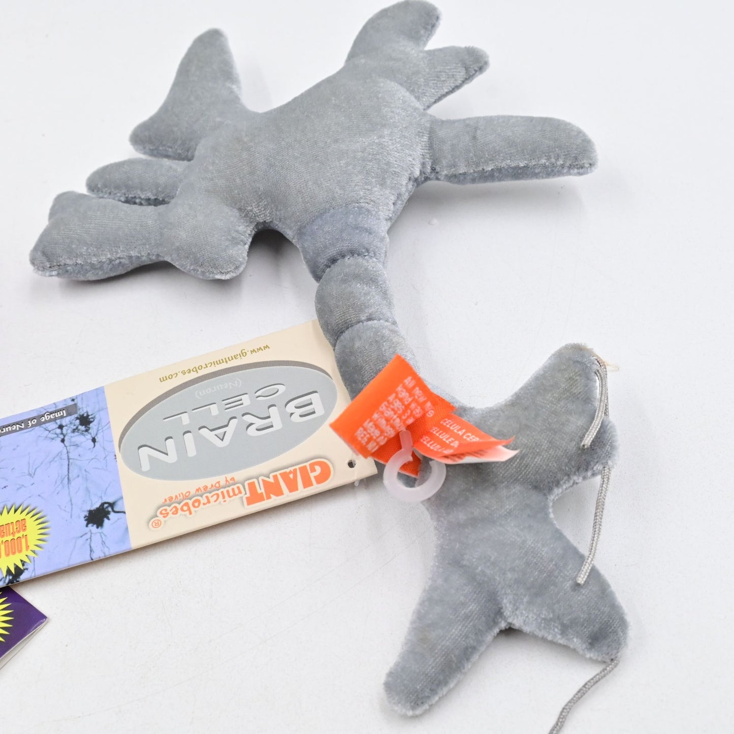 Giant Microbes Brain Cell Neuron & Mono Kissing Disease Plush Bundle