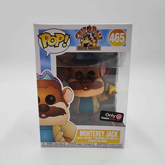 Funko Pop Chip And Dale Rescue Monterey Jack Gamestop Exclusive #465