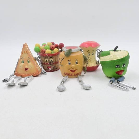 WMG Anthropomorphic Condiments & Fruits Shelf Sitters Vintage 2006