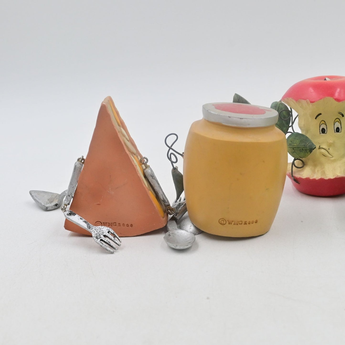 WMG Anthropomorphic Condiments & Fruits Shelf Sitters Vintage 2006