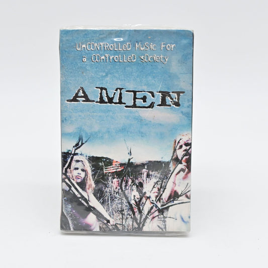 Amen Promo Cassette - Uncontrolled Music For A Controlled Society Sealed