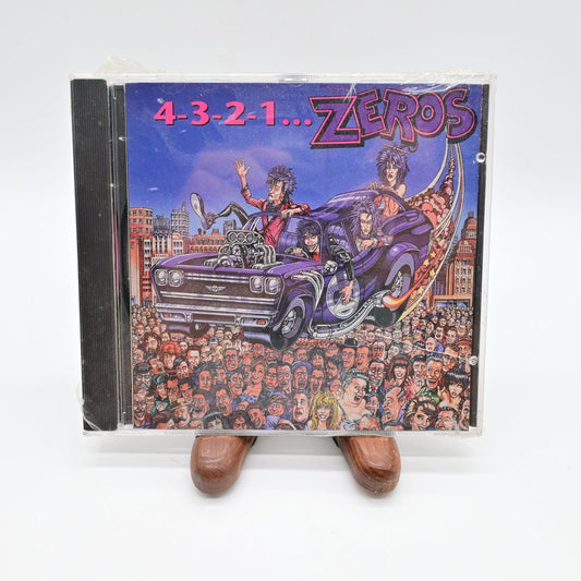 4-3-2-1-The Zeros by The Zeros - Vintage 1991 Cd New Sealed