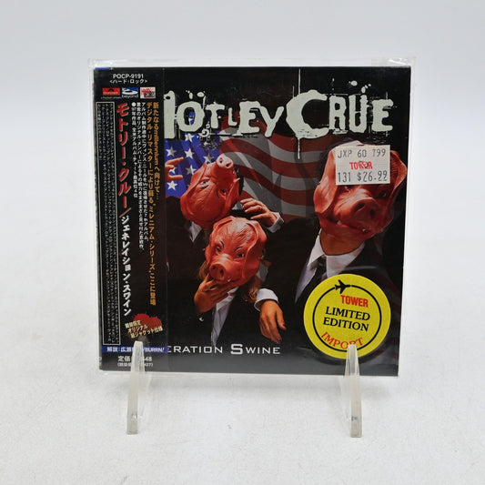 Motley Crue Generation Swine Japanese Import Cd