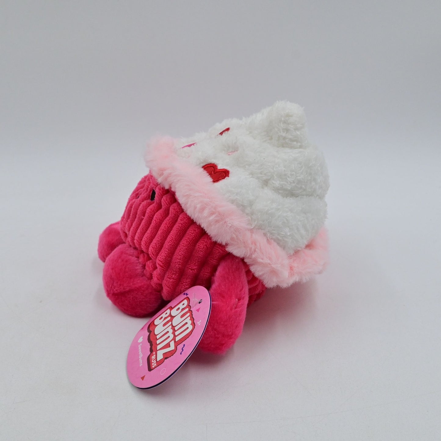 Kellytoy Bum Bumz Cole The Cupcake Valentines Plush NWT