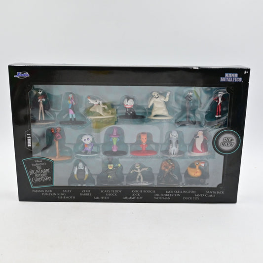 Disney Nightmare Before Christmas Set Of 18 Diecast Figurines Nano Metalfigs
