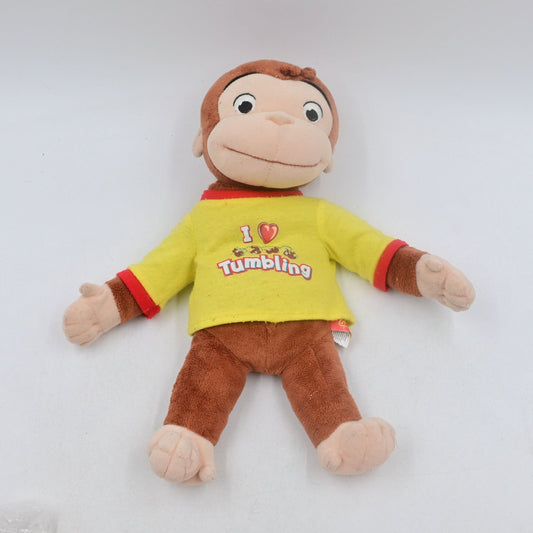 Curious George ‘I Love Tumbling’ Marvel Plush Stuffed Toy Monkey 2007