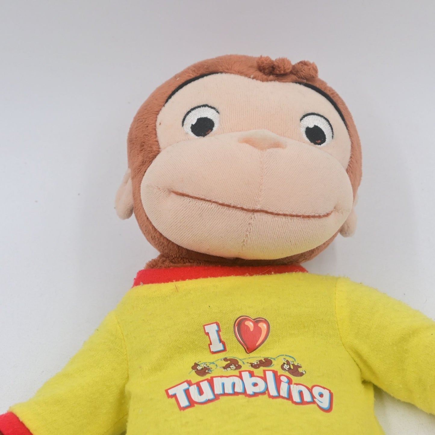 Curious George ‘I Love Tumbling’ Marvel Plush Stuffed Toy Monkey 2007
