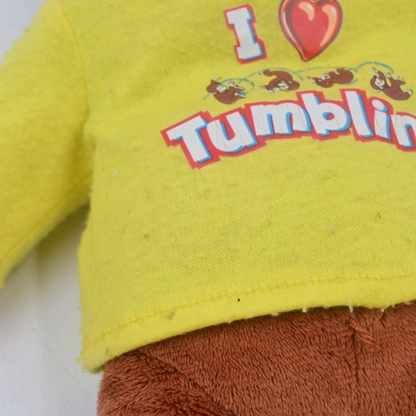 Curious George ‘I Love Tumbling’ Marvel Plush Stuffed Toy Monkey 2007