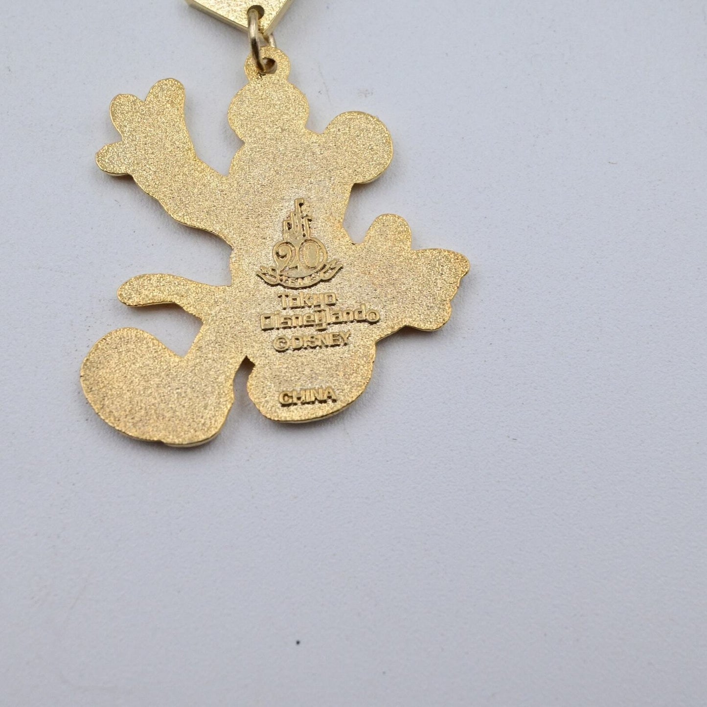 Disney Tokyo 20th Anniversary Disco Dancing Mickey Keychain/Charm/Zipper Pull