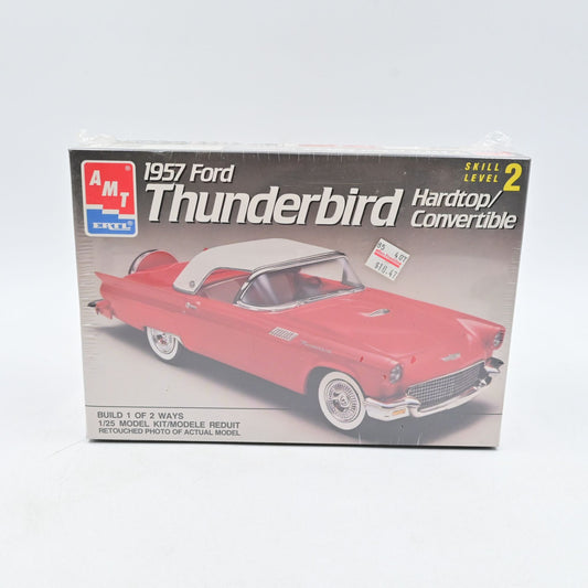 AMT ERTL 1957 Ford Thunderbird Hardtop 1/25 Model Vintage 1989 Sealed
